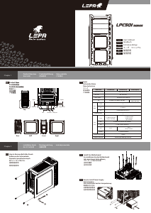 Bedienungsanleitung LEPA LPC501 PC-Gehäuse