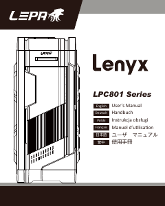 Instrukcja LEPA LPC801 Lenyx Obudowa komputera