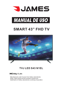 Manual de uso James TVJ LED S43 N1EL Televisor de LED
