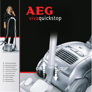 Εγχειρίδιο AEG AVQ2127 VivaQuickstop Ηλεκτρική σκούπα