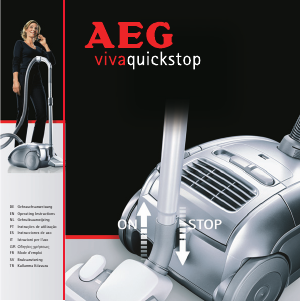 Bedienungsanleitung AEG AVQ2128 VivaQuickstop Staubsauger