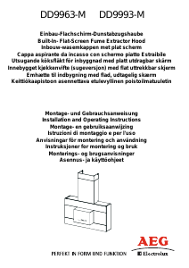 Käyttöohje AEG-Electrolux DD9963-M Liesituuletin