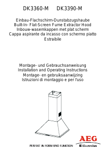 Handleiding AEG-Electrolux DK3390-M Afzuigkap