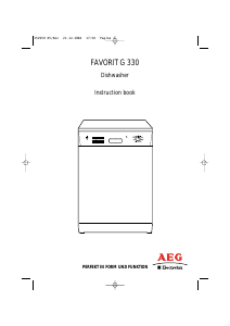Manual AEG-Electrolux FAVG330 Dishwasher