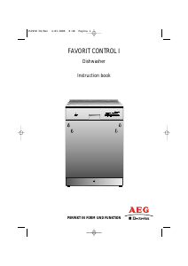 Manual AEG-Electrolux FCONTROLIM Dishwasher