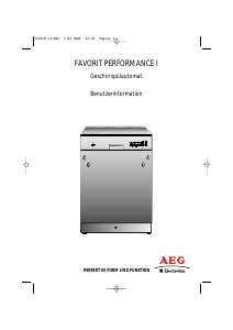 Bedienungsanleitung AEG-Electrolux FPERFORMID Geschirrspüler