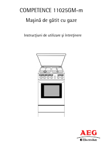 Manual AEG-Electrolux Competence 11025GM-M Aragaz