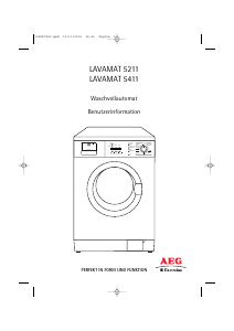Bedienungsanleitung AEG-Electrolux L5411 Waschmaschine