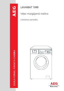 Rokasgrāmata AEG-Electrolux L1049 Veļas mašīna
