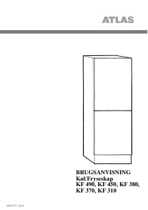 Brugsanvisning Atlas KF 410 Køle-fryseskab