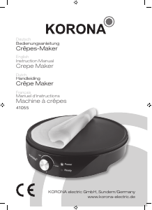 Bedienungsanleitung Korona 41055 Crêpes Maker