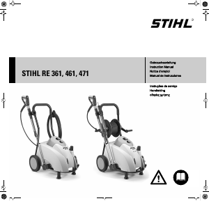 Manual Stihl RE 471 Máquina de limpeza a alta pressão