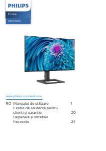 Manual Philips 241E2FD E Line Monitor LED