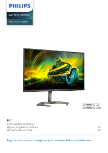 Használati útmutató Philips 27M1N5500ZA Momentum 5000 LED-es monitor