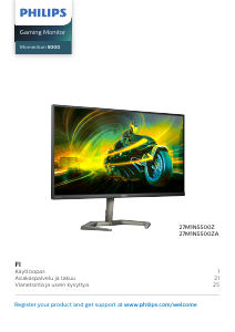 Käyttöohje Philips 27M1N5500ZA Momentum 5000 LED-näyttö