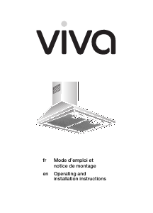 Mode d’emploi Viva VVA92E120 Hotte aspirante