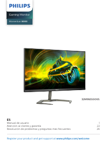 Manual de uso Philips 32M1N5500VS Momentum 5000 Monitor de LED