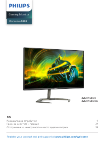 Наръчник Philips 32M1N5800A Momentum 5000 LED монитор