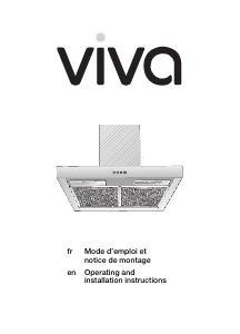 Bruksanvisning Viva VVA92E450 Köksfläkt
