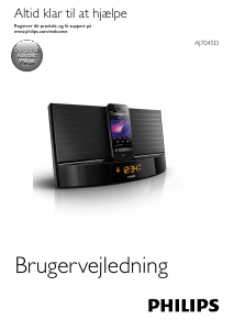 Brugsanvisning Philips AJ7045D Højttalerdock