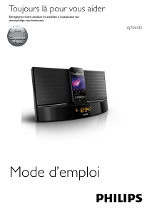 Mode d’emploi Philips AJ7045D Station d’accueil