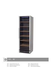 Bruksanvisning Vestfrost FZ 365 W Vinkyl