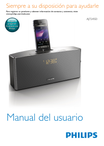 Manual de uso Philips AJ7245D Docking station