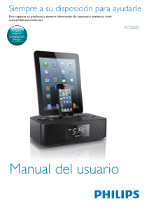 Manual de uso Philips AJ7260D Docking station