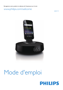 Mode d’emploi Philips AS111 Station d’accueil
