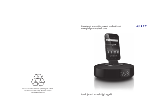 Vadovas Philips AS111 Garsiakalbio dokas