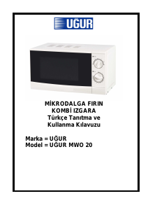 Kullanım kılavuzu Uğur MWO 20 Mikrodalga