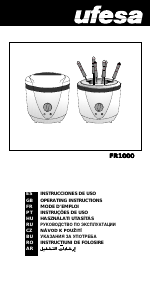 Manual de uso Ufesa FR1000 Freidora