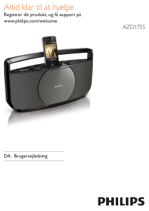 Brugsanvisning Philips AZD1755 Højttalerdock