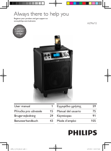 Manual de uso Philips AZP6 Docking station
