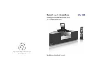 Vadovas Philips BTM630 Garsiakalbio dokas