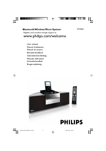 Bruksanvisning Philips BTM630 Dockningshögtalare