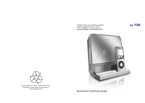 Vadovas Philips DC190 Garsiakalbio dokas