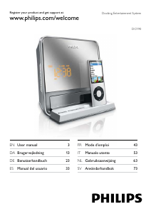 Manual Philips DC190 Speaker Dock