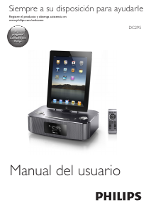 Manual de uso Philips DC295 Docking station