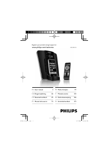 Manuale Philips DC350 Sistema docking con altoparlanti