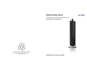 Vadovas Philips DC570 Garsiakalbio dokas