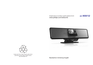 Vadovas Philips DC950 Garsiakalbio dokas