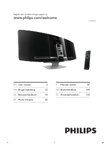 Bruksanvisning Philips DCB293 Dockningshögtalare
