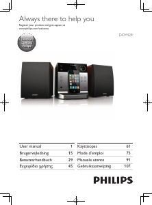 Manual Philips DCM129 Speaker Dock
