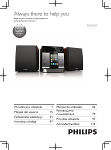 Használati útmutató Philips DCM129 Hangszóró dokkoló