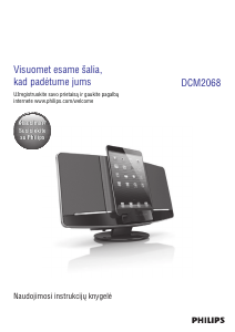 Vadovas Philips DCM2068 Garsiakalbio dokas