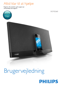 Brugsanvisning Philips DCM2260 Højttalerdock