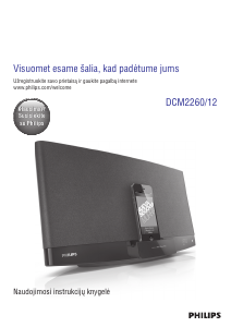 Vadovas Philips DCM2260 Garsiakalbio dokas