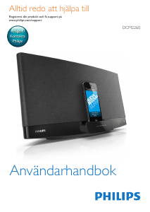 Bruksanvisning Philips DCM2260 Dockningshögtalare