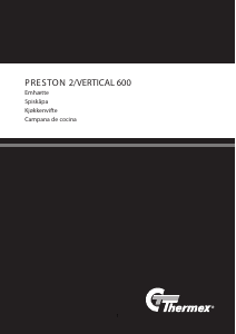Manual de uso Thermex Preston II Campana extractora